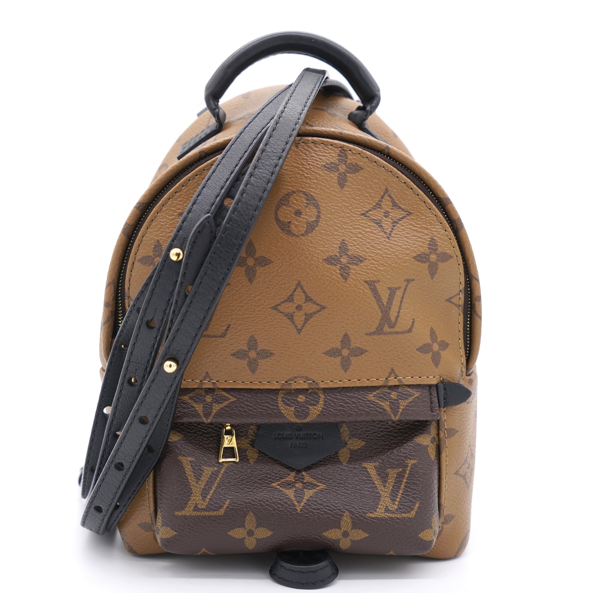 Louis Vuitton Mini Palm Spring Backpack Reverse Monogram Canvas GHW