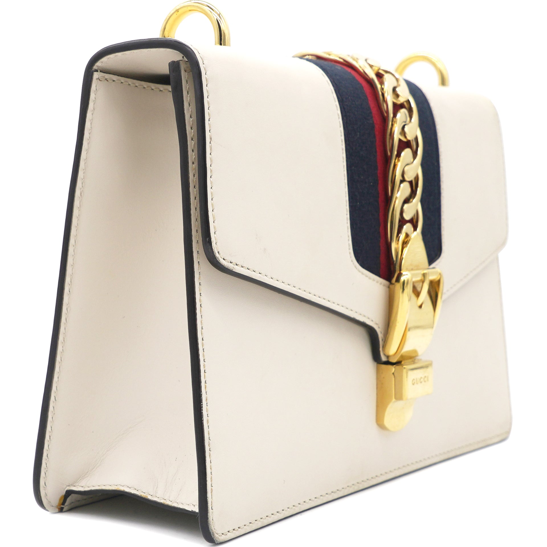 Gucci Sylvie Small Shoulder Bag White – STYLISHTOP