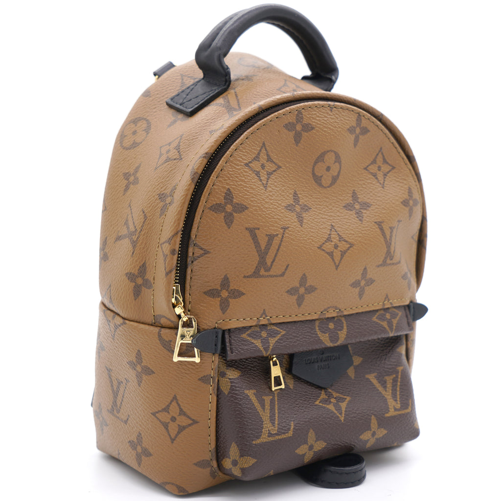 Louis+Vuitton+Palm+Springs+Backpack+Mini+Brown+Canvas for sale