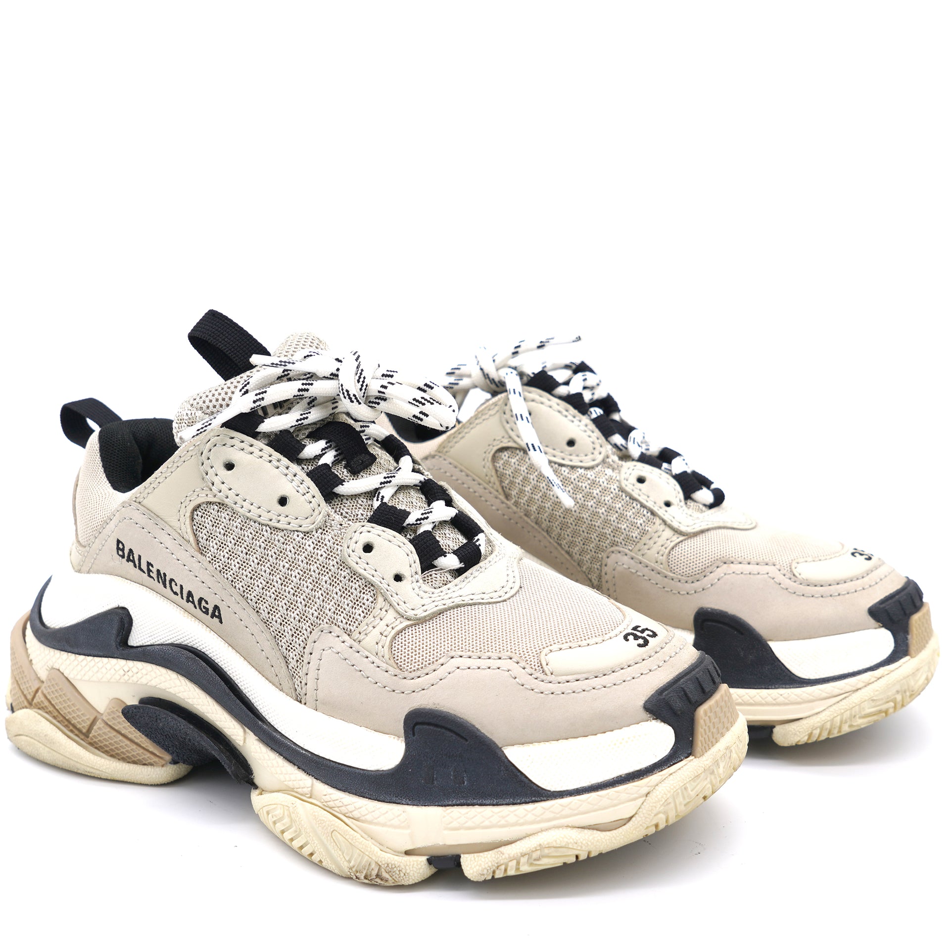 Balenciaga Triple S Beige Black  b3 store  b3