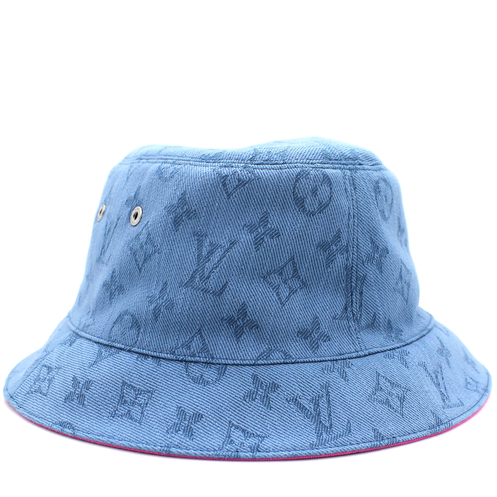 Mũ Nữ Louis Vuitton X Yk Reversible Bucket Hat Blue Denim M7083M  LUXITY