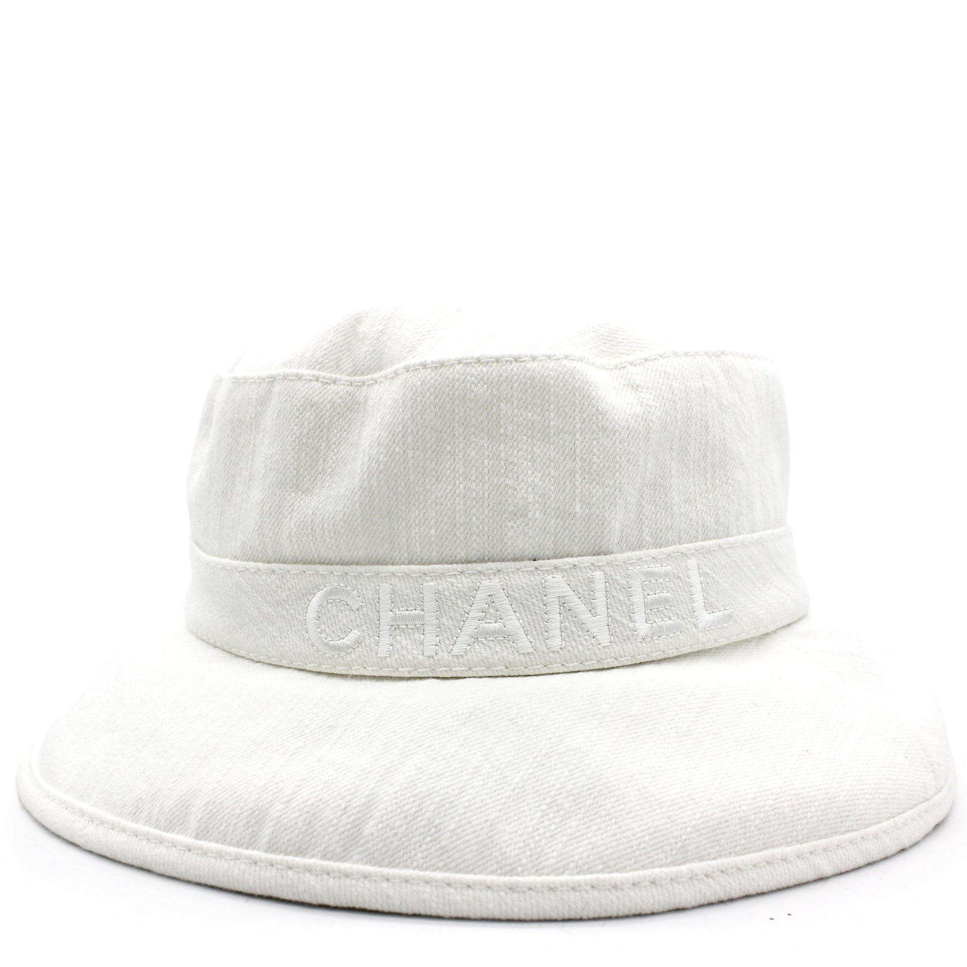 Chanel Cotton White Bucket Hat – STYLISHTOP