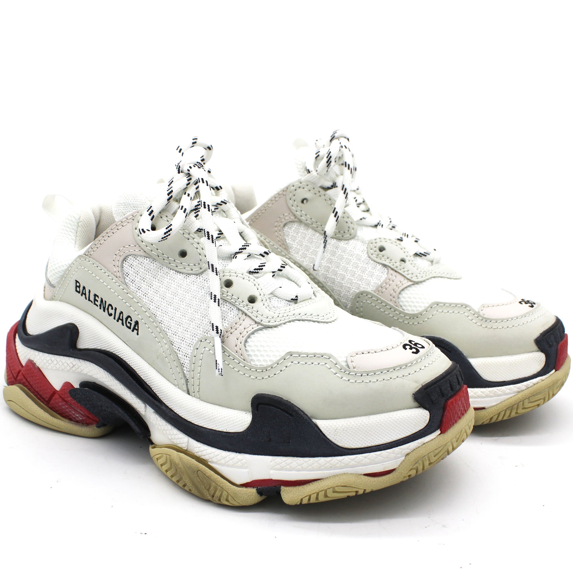 2023 Original Real shot x Balenciaga Triple S red 100 authentic sneakers  shoes running shoe  Lazadavn
