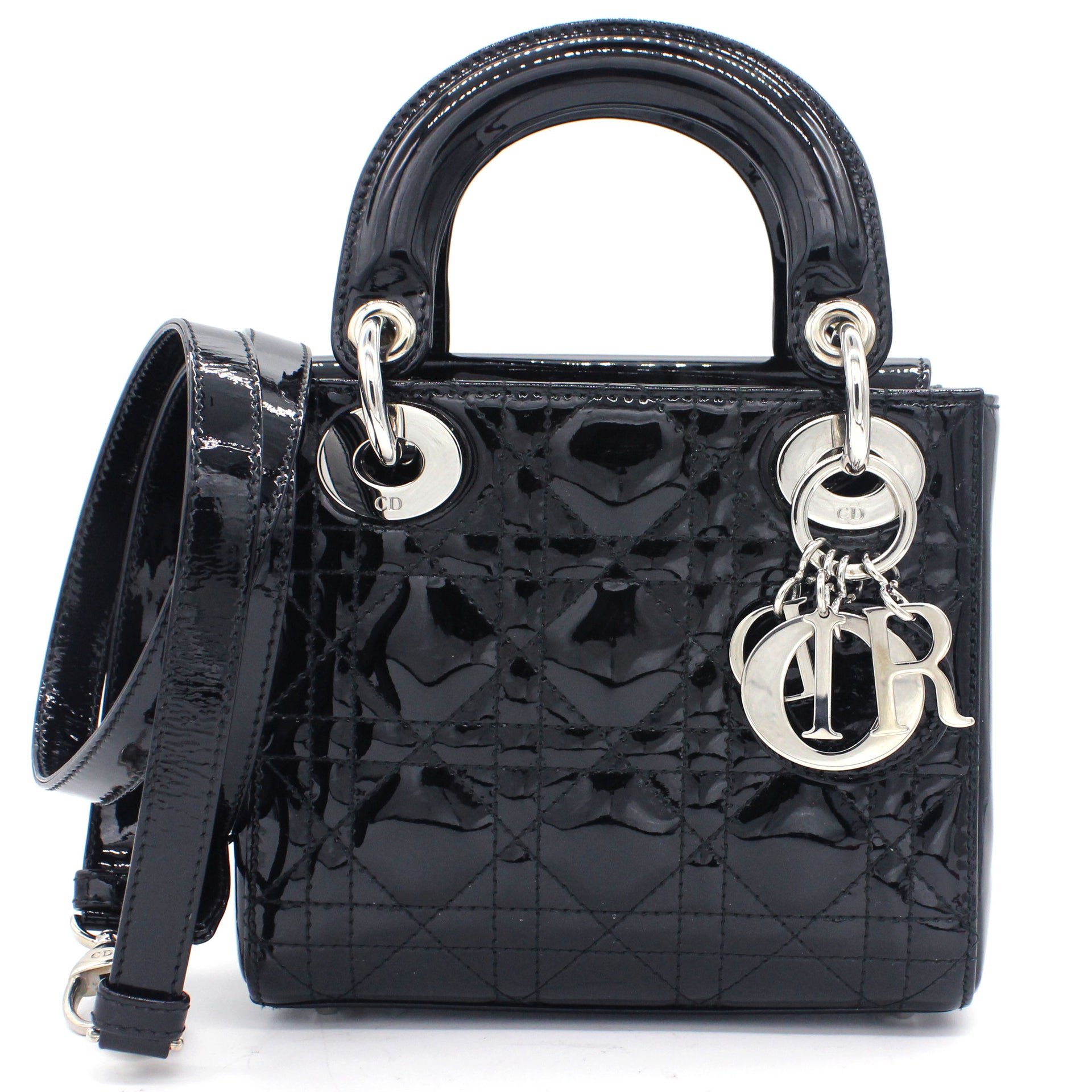 FLORITTA Thạch cao thơm Lady Dior bag  Black Patent  Lazadavn