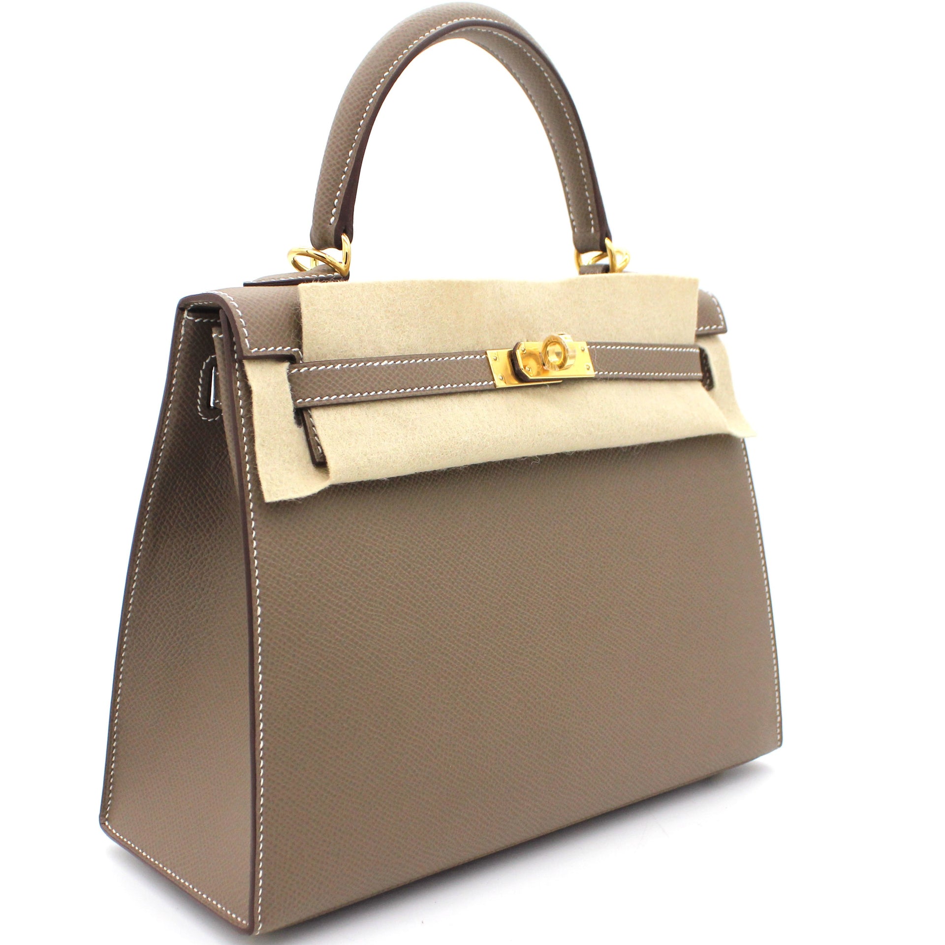 hermes kelly khaki