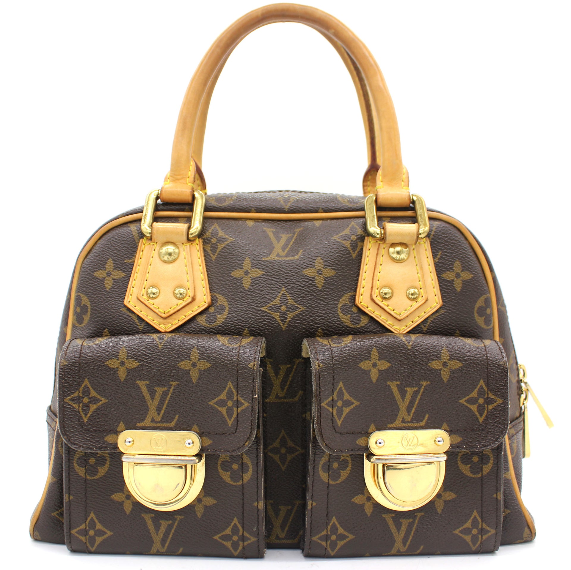 Lot 676  A Louis Vuitton monogrammed Manhattan PM bag