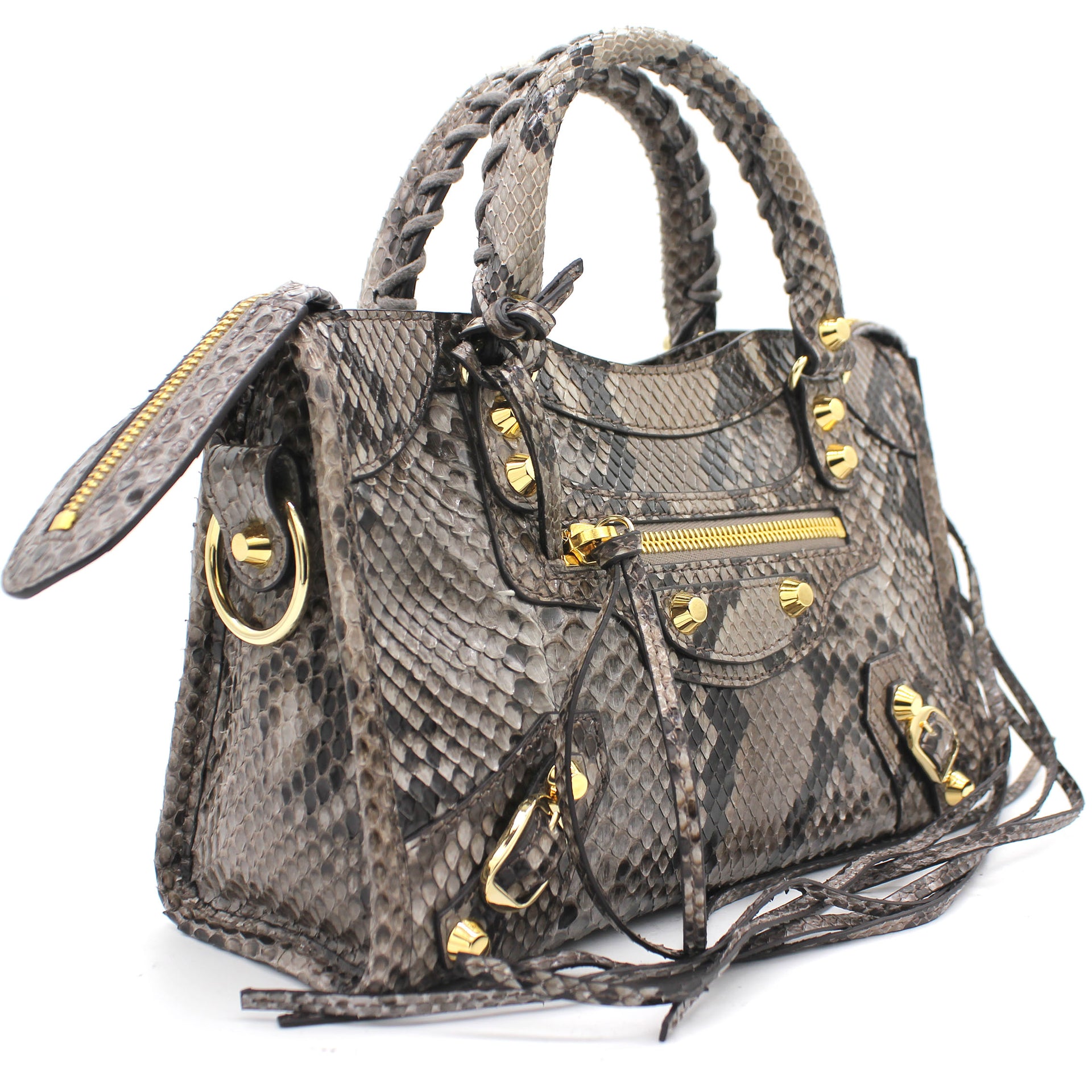 balenciaga bag snakeskin