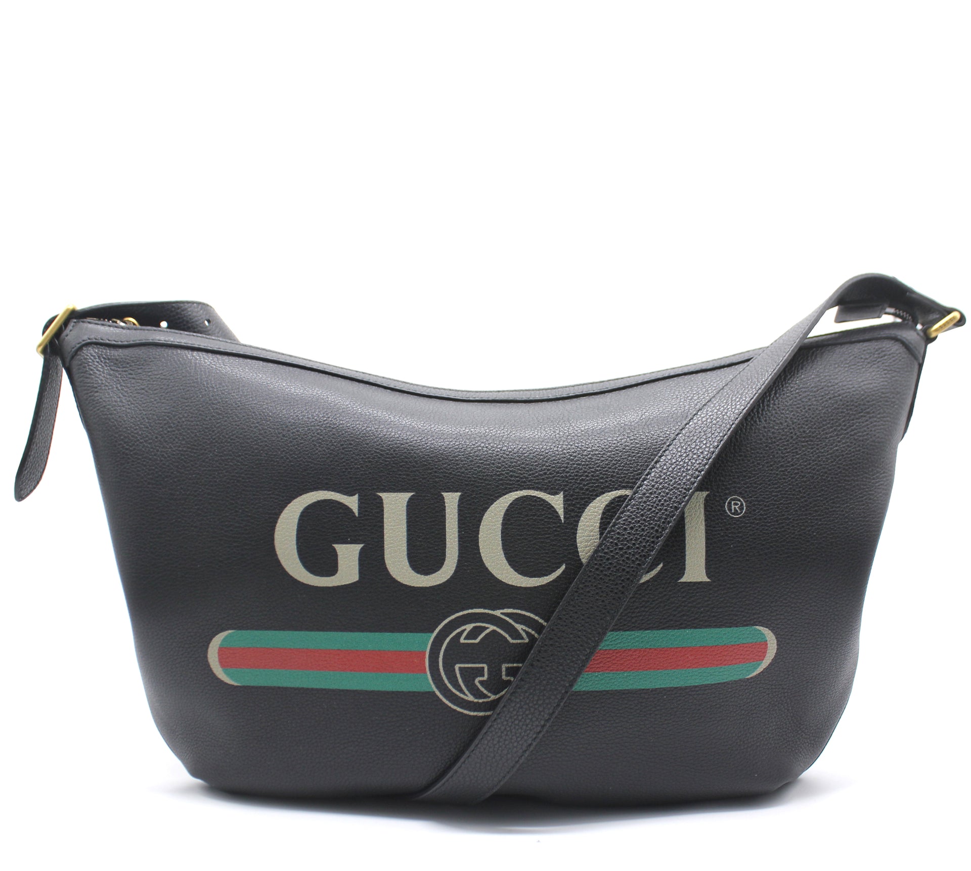 Gucci Print half-moon hobo bag – STYLISHTOP