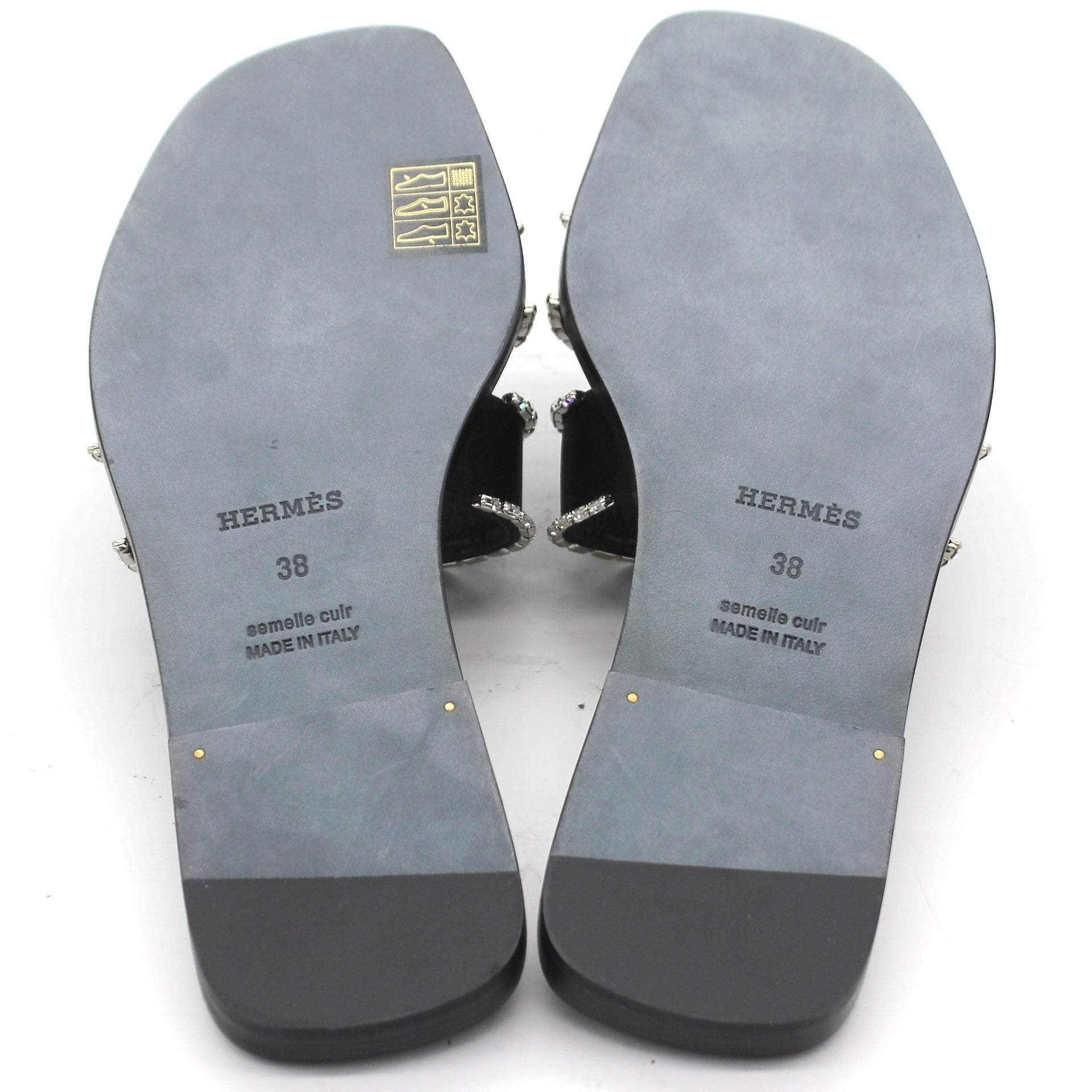 hermes oran sandals bottom