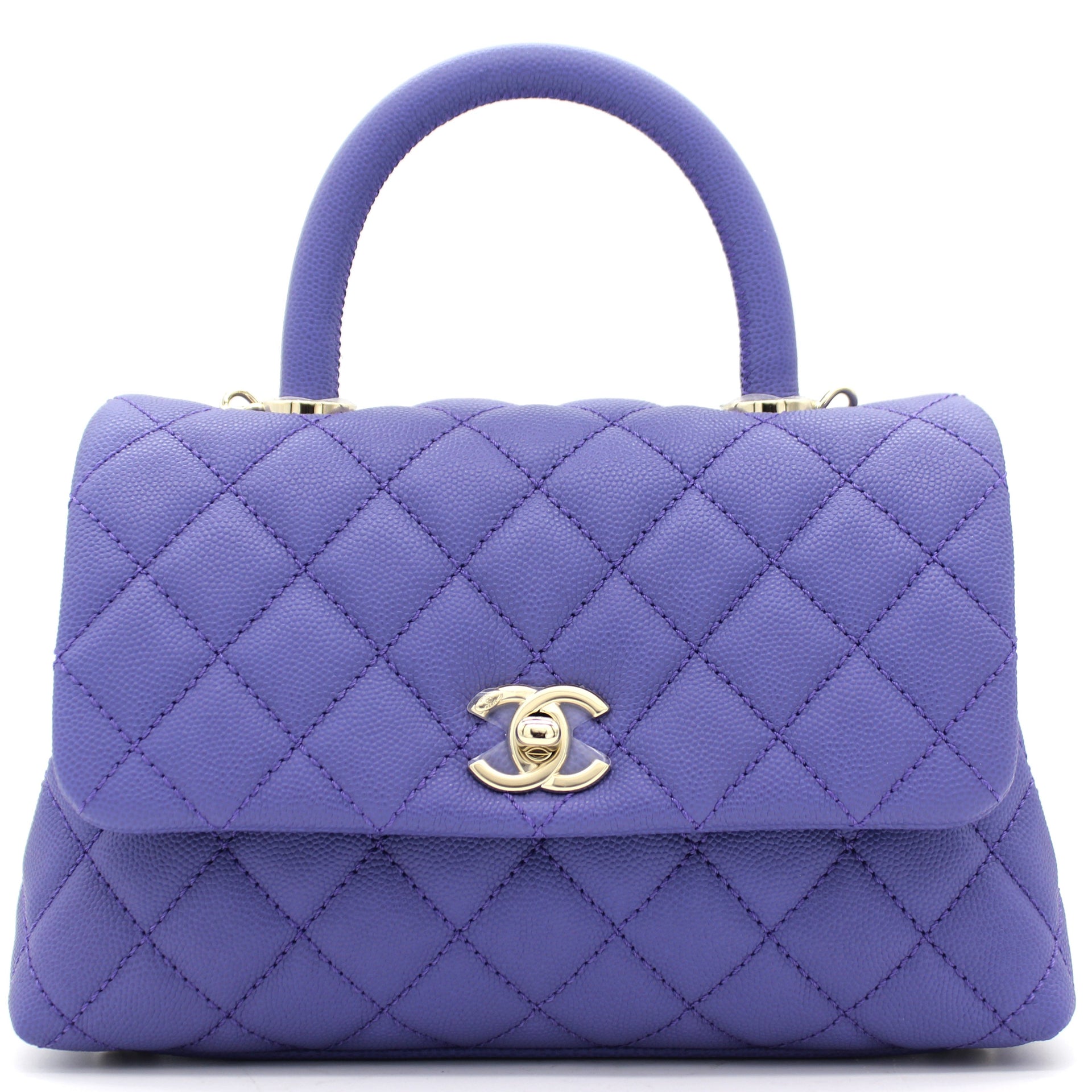 Chanel Purple Quilted Lambskin Mini Square Chain Flap Bag For Sale at  1stDibs  purple chanel bag chanel purple bag chanel mini square purple