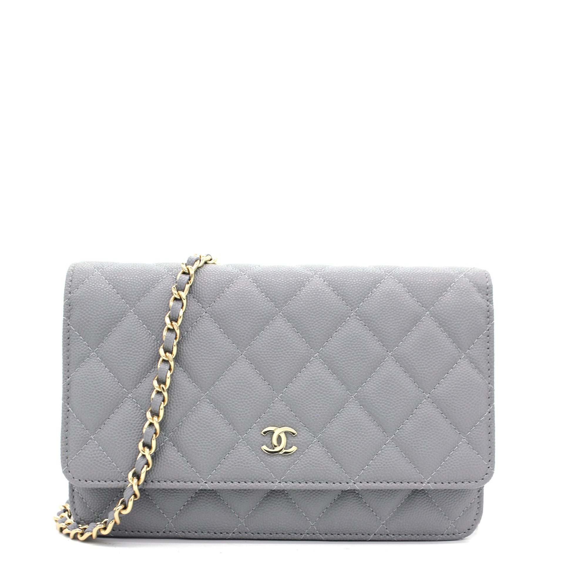 grey chanel caviar bag