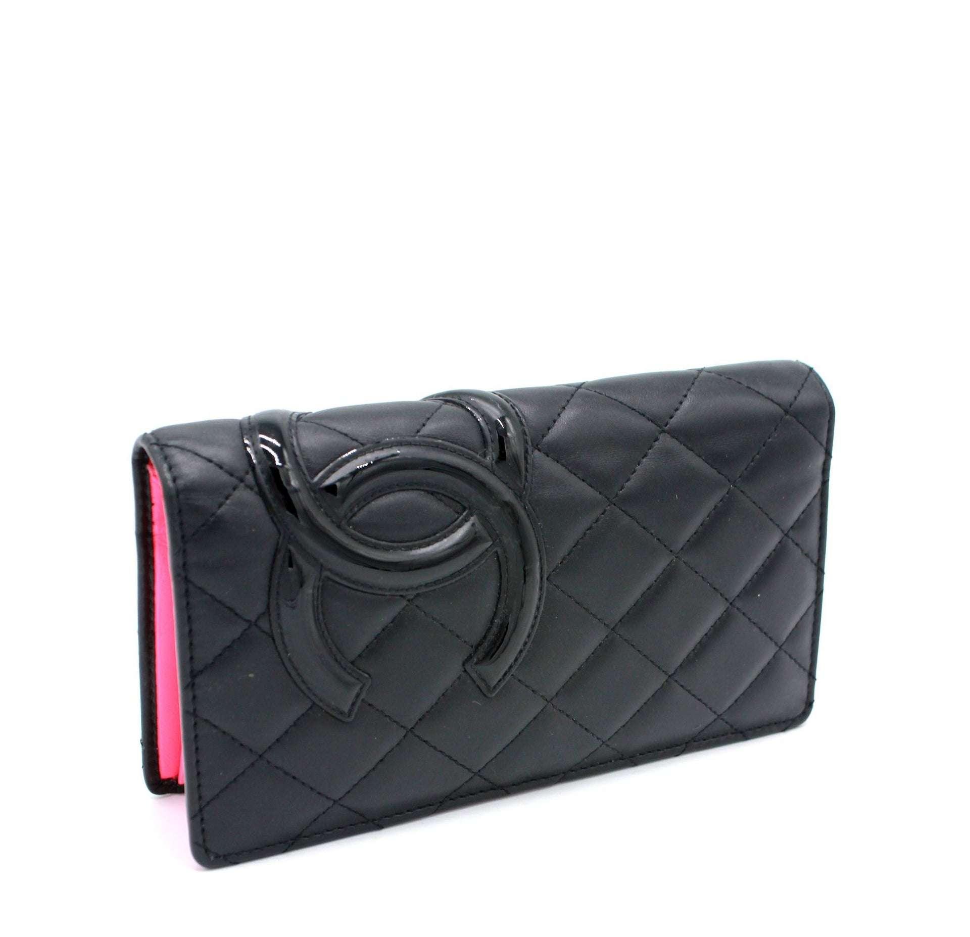 chanel black cambon wallet