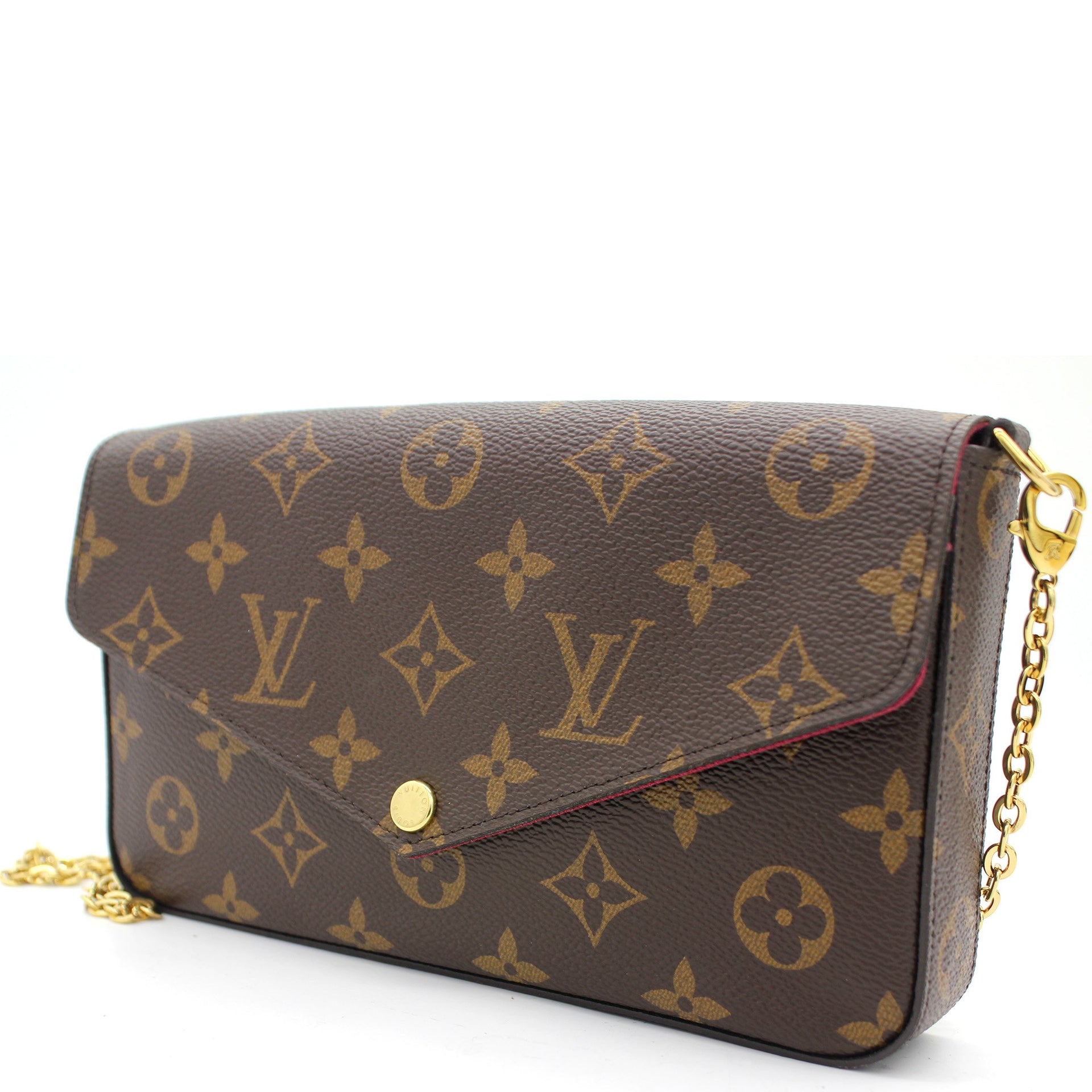 Louis Vuitton Felicie Pochette Monogram LV M61276, Luxury, Bags & Wallets  on Carousell