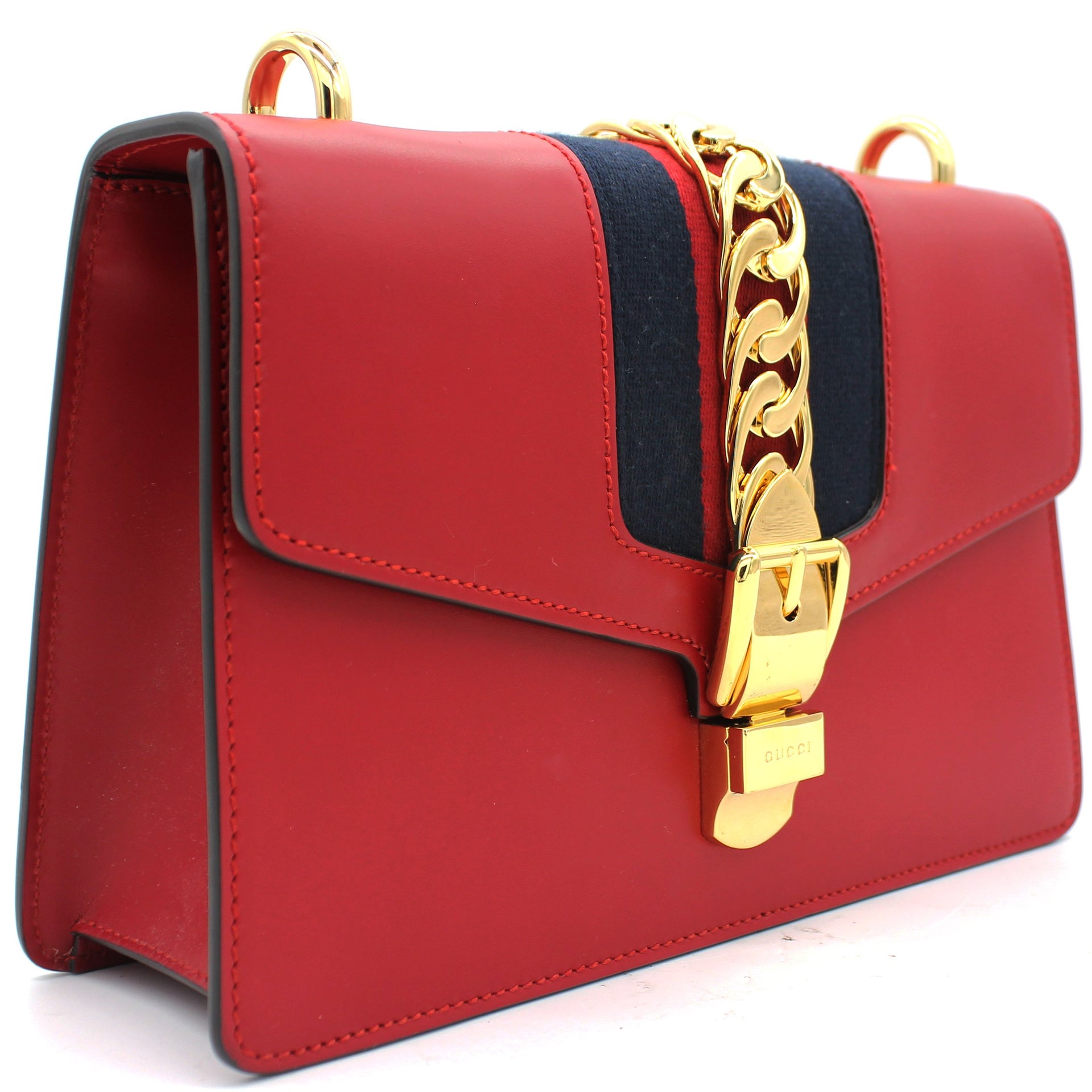Gucci Sylvie Small Shoulder Bag Red – STYLISHTOP