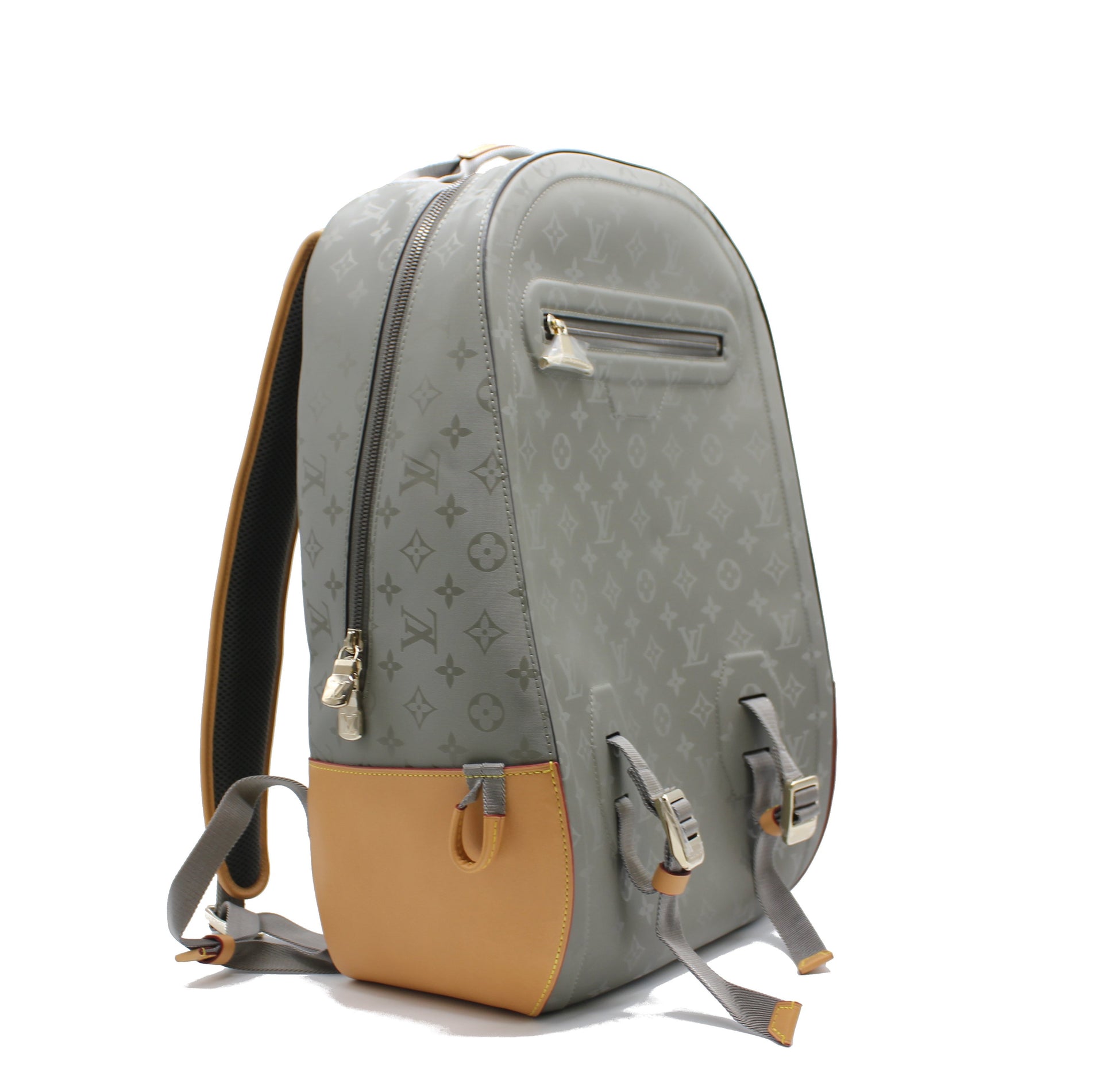 Louis Vuitton Monogram Titanium Backpack PM - Grey Backpacks, Bags -  LOU679922