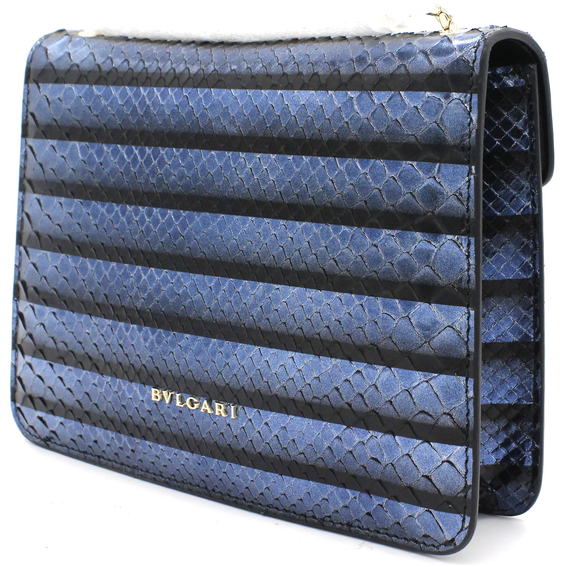 Bvlgari Serpenti Forever Crossbody Bag Navy Snakeskin – STYLISHTOP