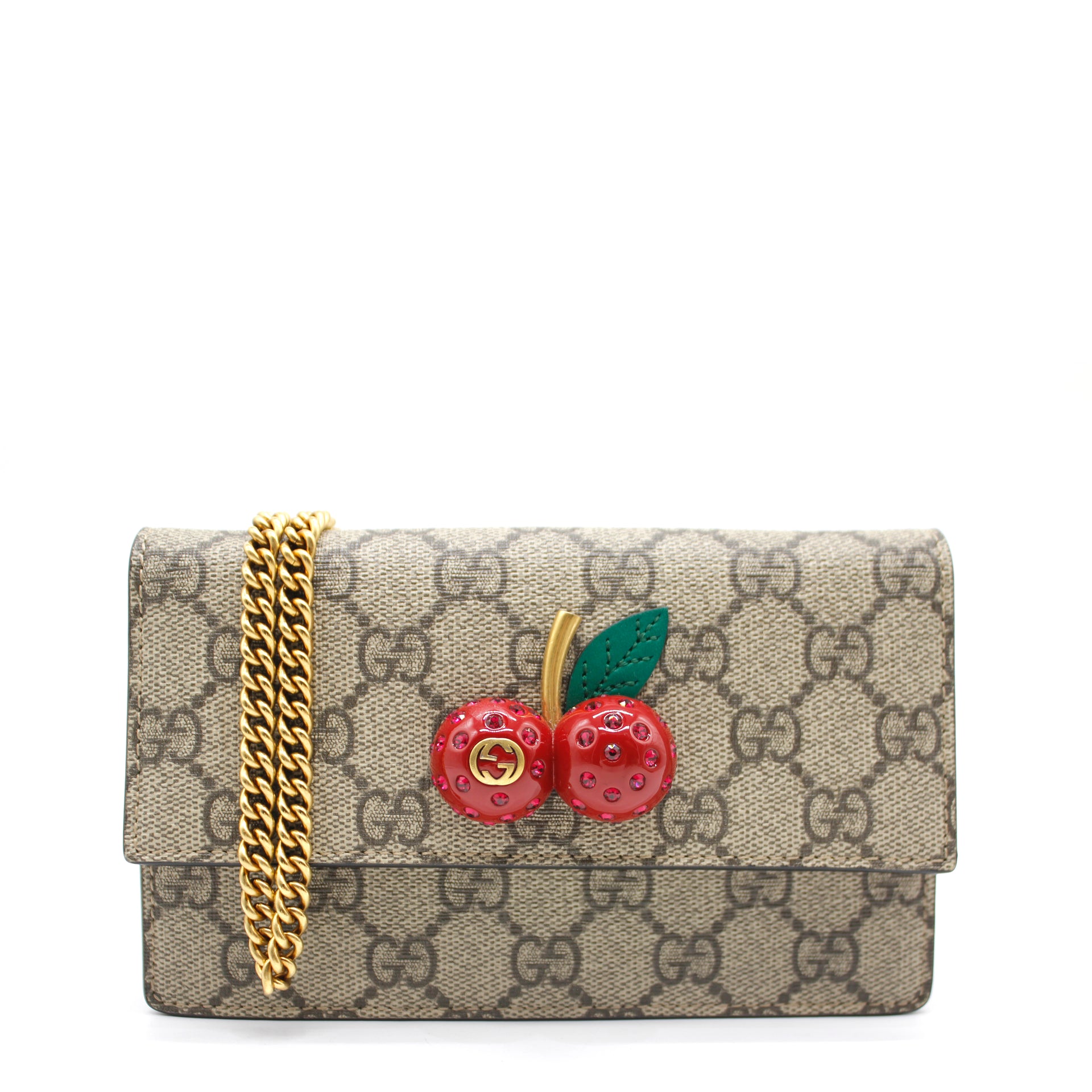 Gucci GG Supreme mini bag with cherries – STYLISHTOP