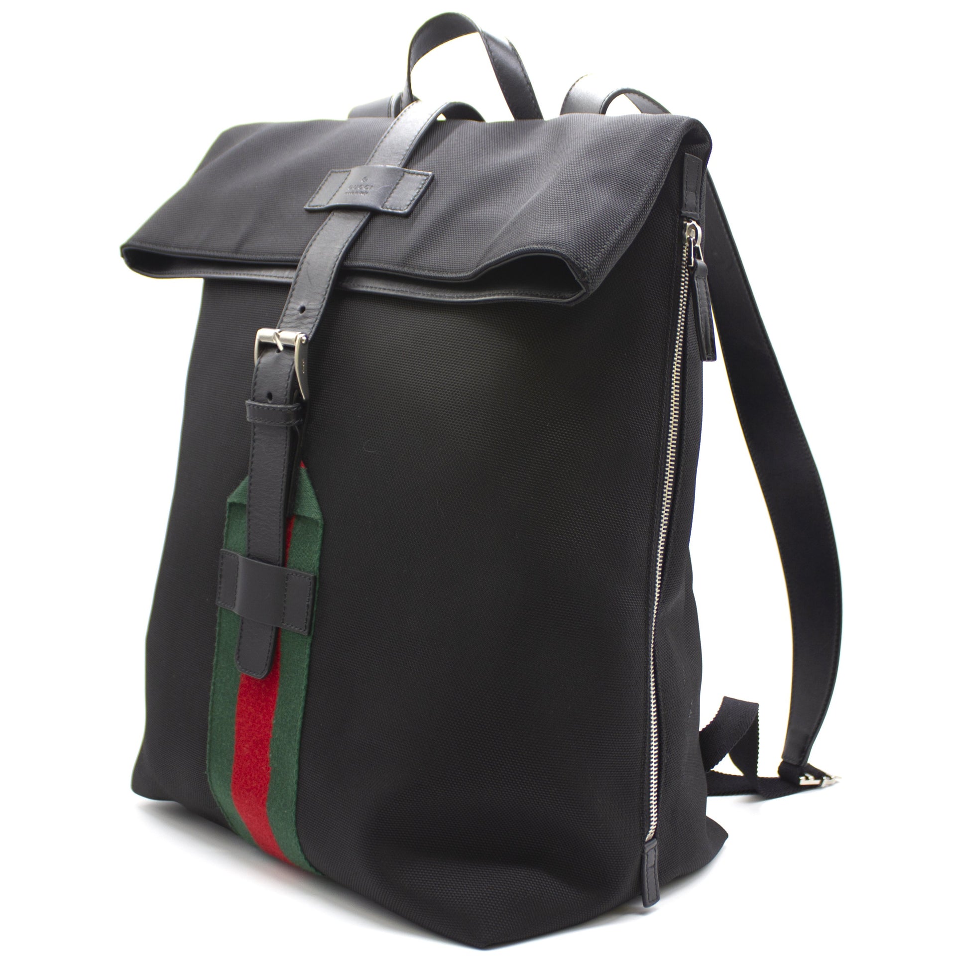 Gucci Techno Canvas Web Backpack Black – STYLISHTOP
