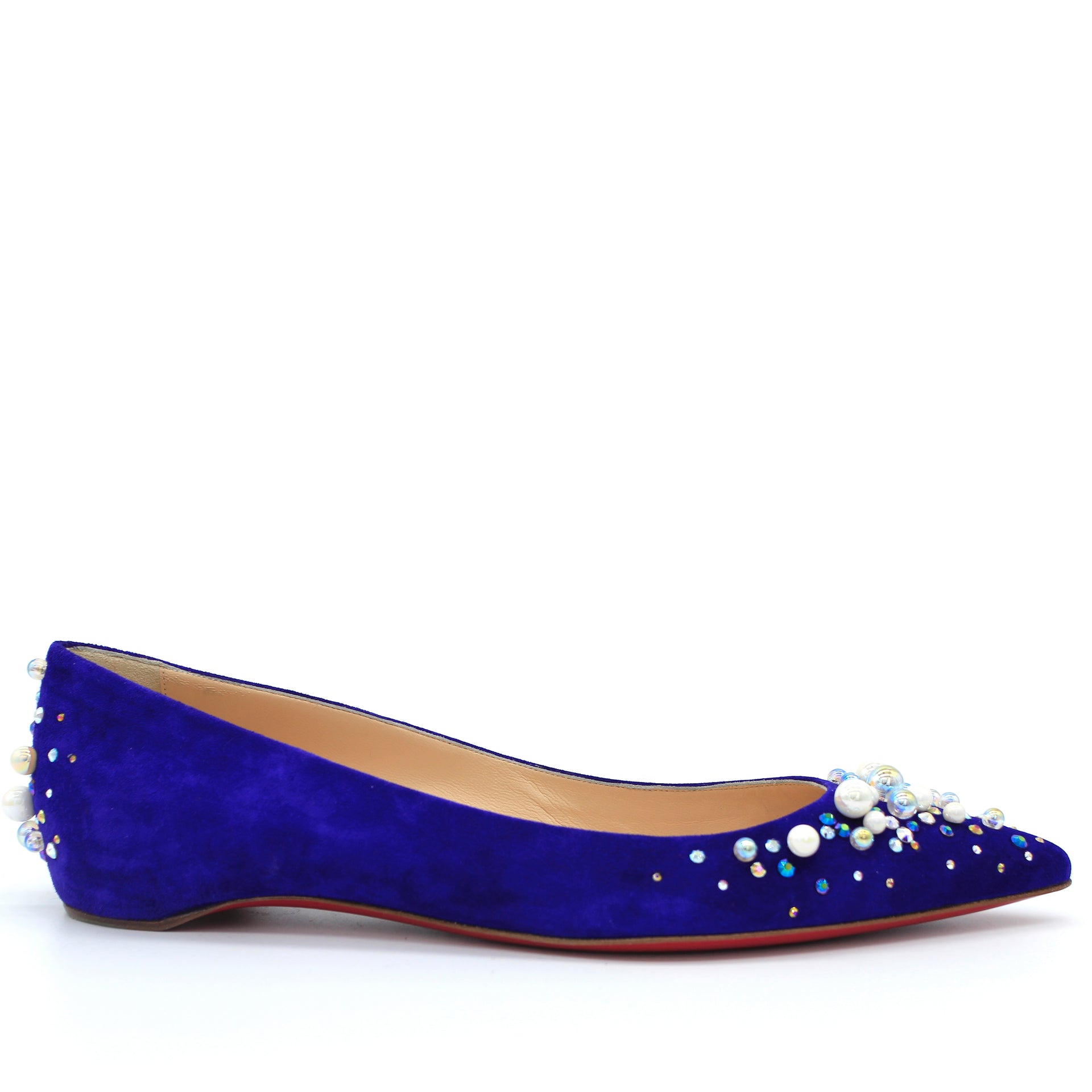 Christian louboutin candidate フラット ビーズ-