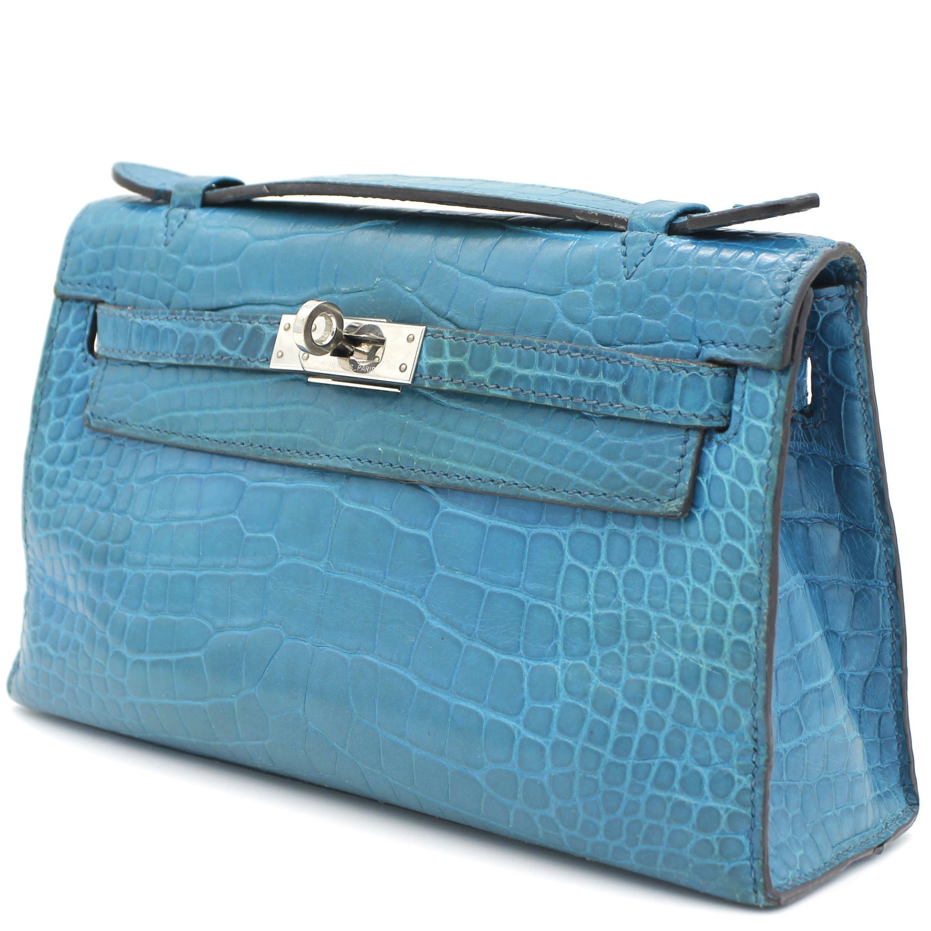 hermes kelly crocodile blue