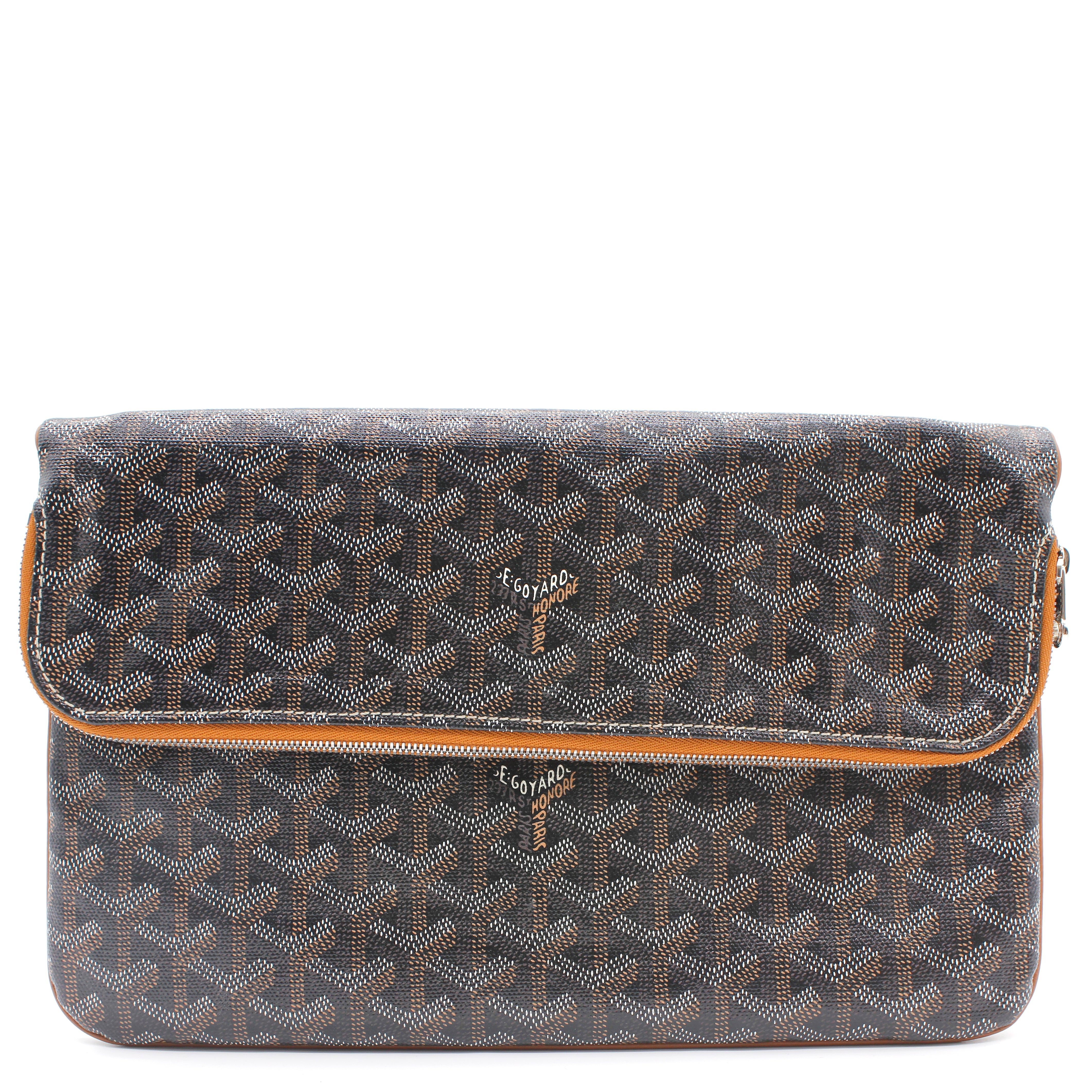 Goyard Sainte-Marie mm Clutch, Burgundy