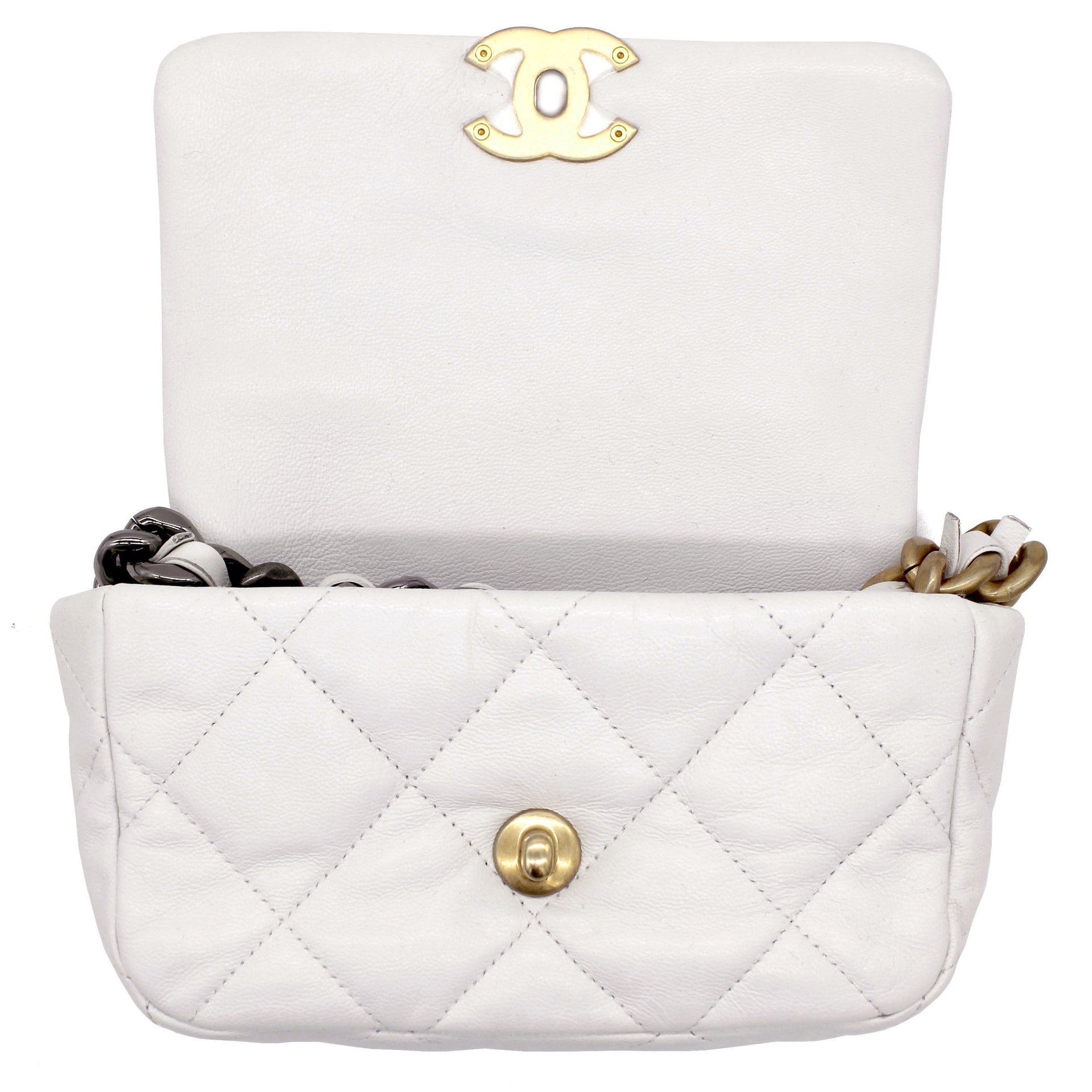 Chanel 22P White Melody Waist Bag Luxury Bags  Wallets on Carousell