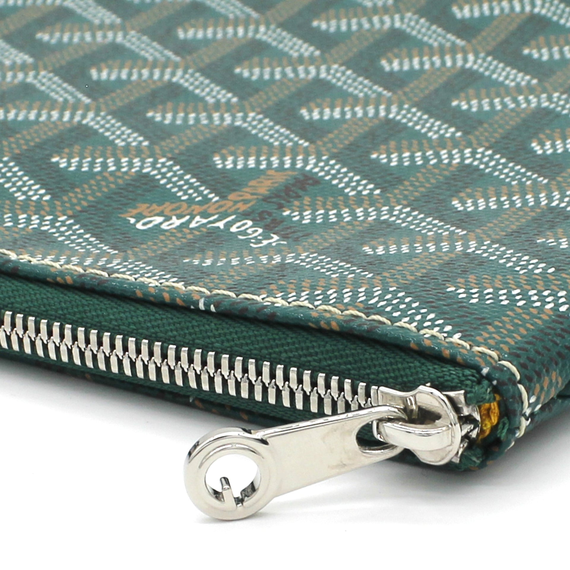 即納-96時間限定 Goyard Senat Pochette MM Green☆人気色☆美品