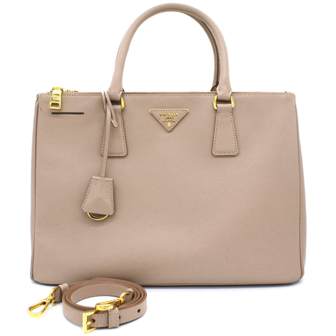 Prada Medium Saffiano Lux Galleria Double Zip Tote – STYLISHTOP