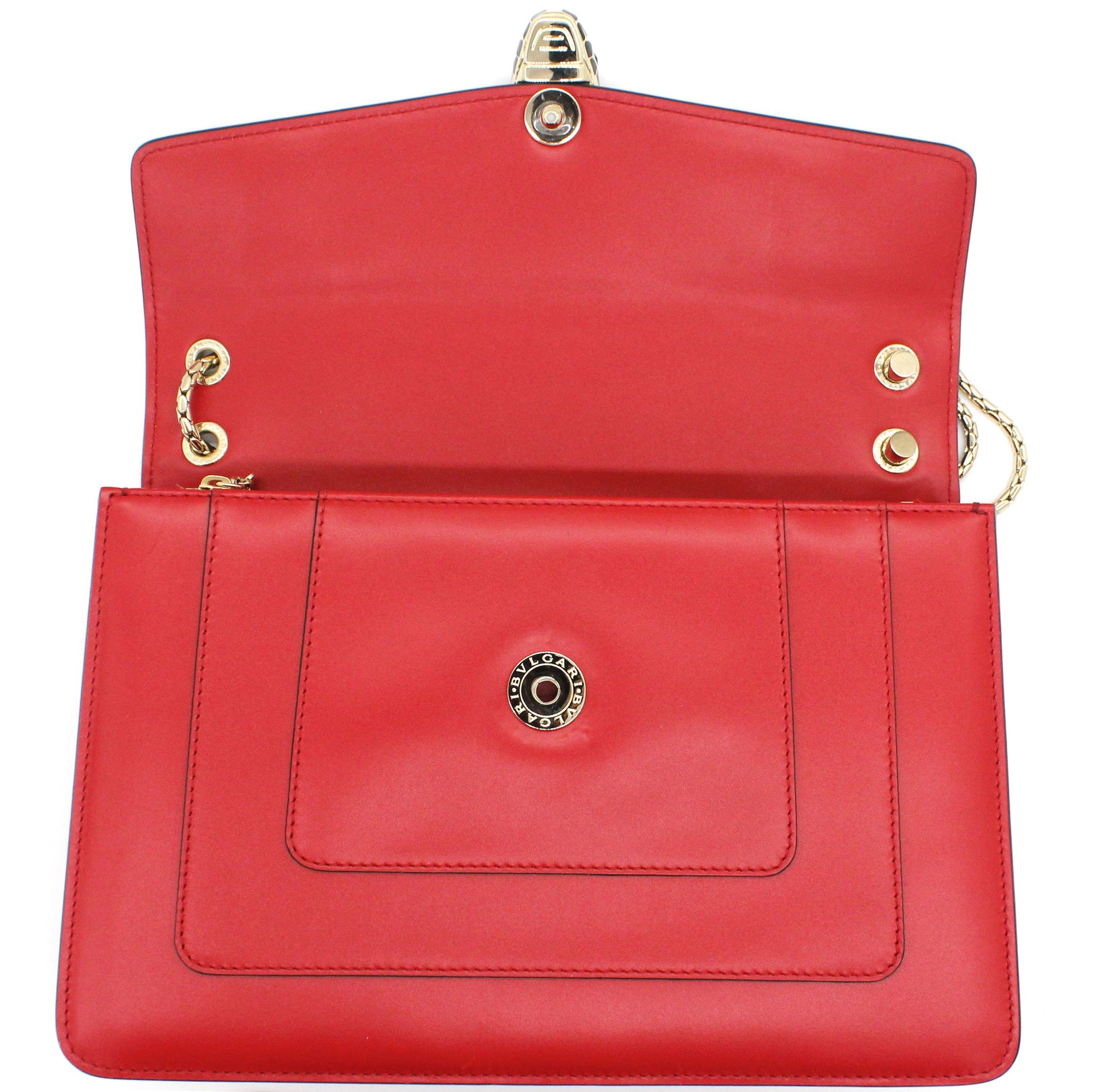 Bulgari Serpenti Forever Shoulder Bag Red – STYLISHTOP