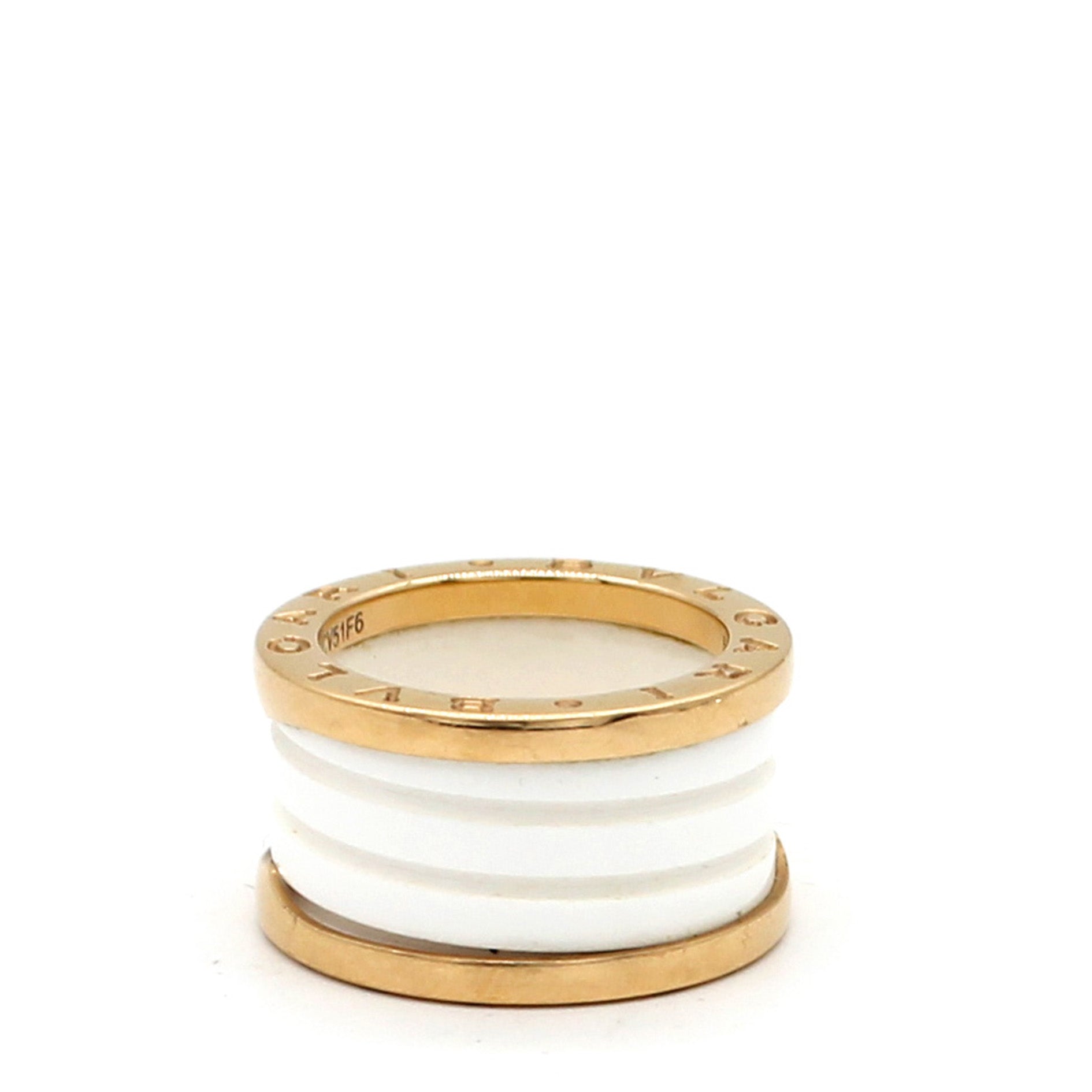 Bvlgari  Ring White Yellow Gold – STYLISHTOP