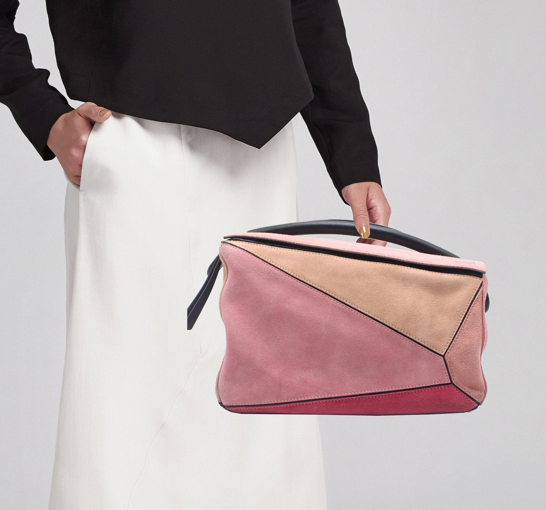 Loewe Puzzle Bag Blush Multitone