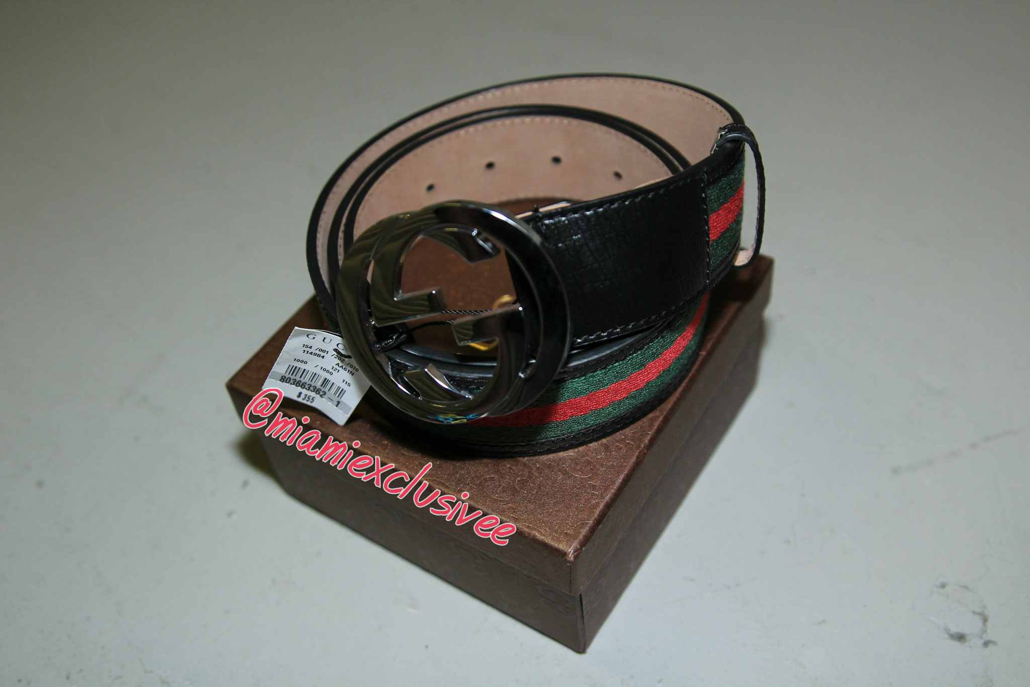 classic black gucci belt