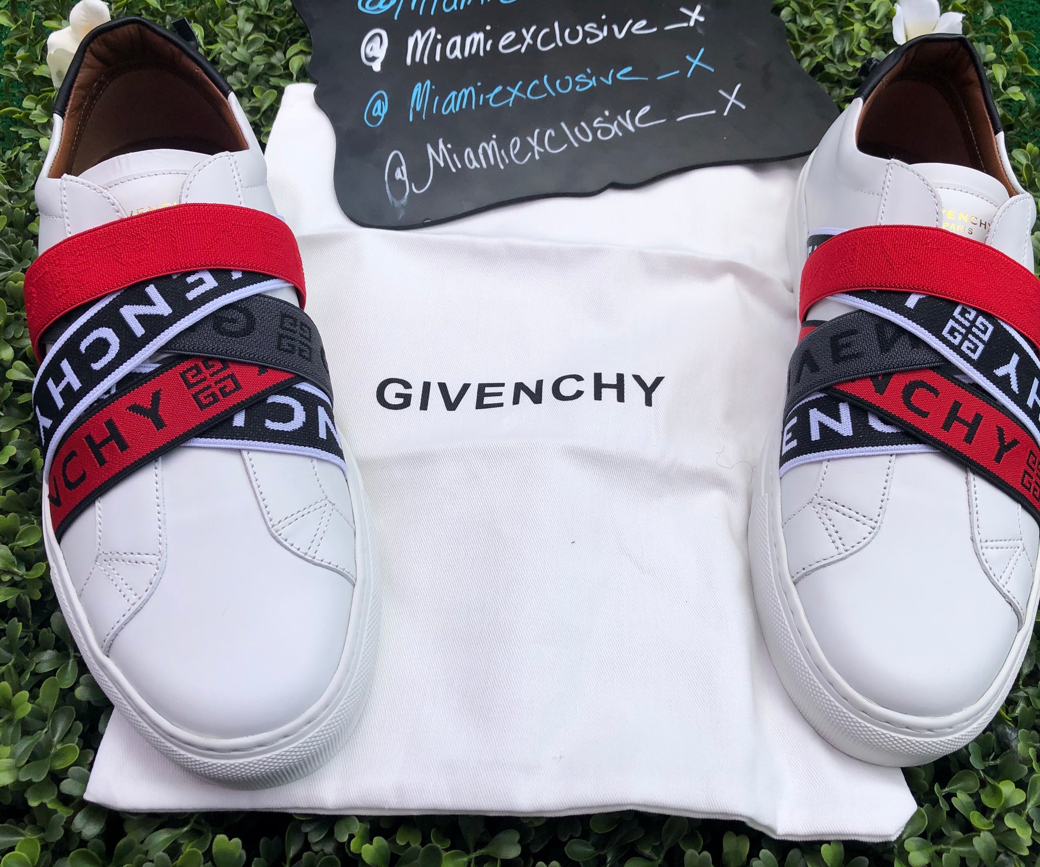 black and white givenchy sneakers