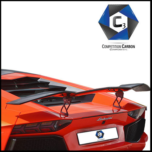 C3 Carbon Lamborghini Aventador LP700 Carbon Fiber Rear Spoiler – Audio  Design