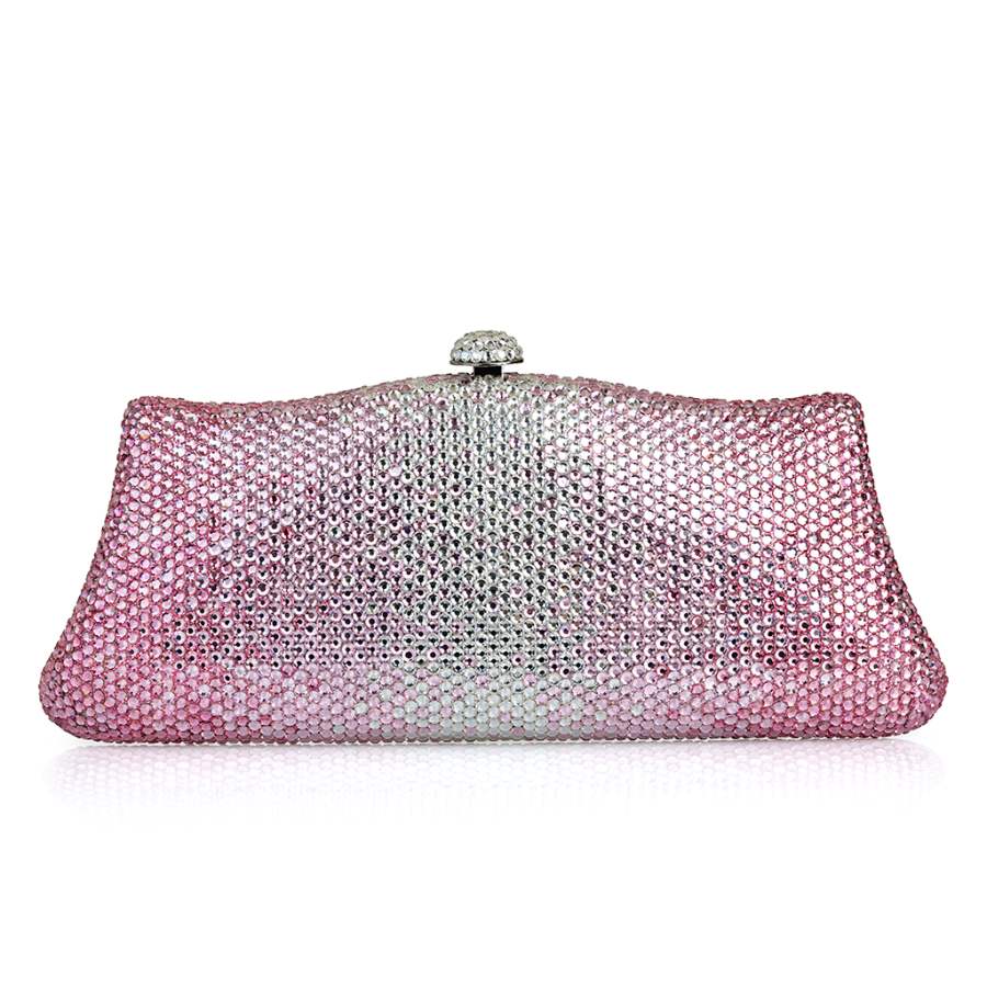 ombre clutch bag