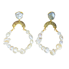 N°914 The Unexpected Pearl Constellation Statement Earrings