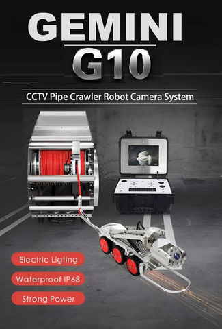 Gemini "MAX" Portable Mainline Sewer Camera Crawler System