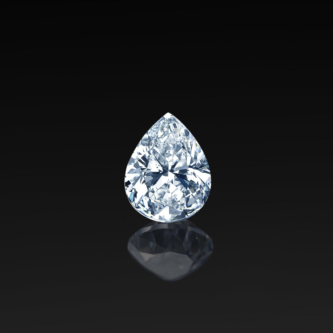 ファンシーカット/ペアシェイプ！ D IF/0.35ct/RT1624/GIA