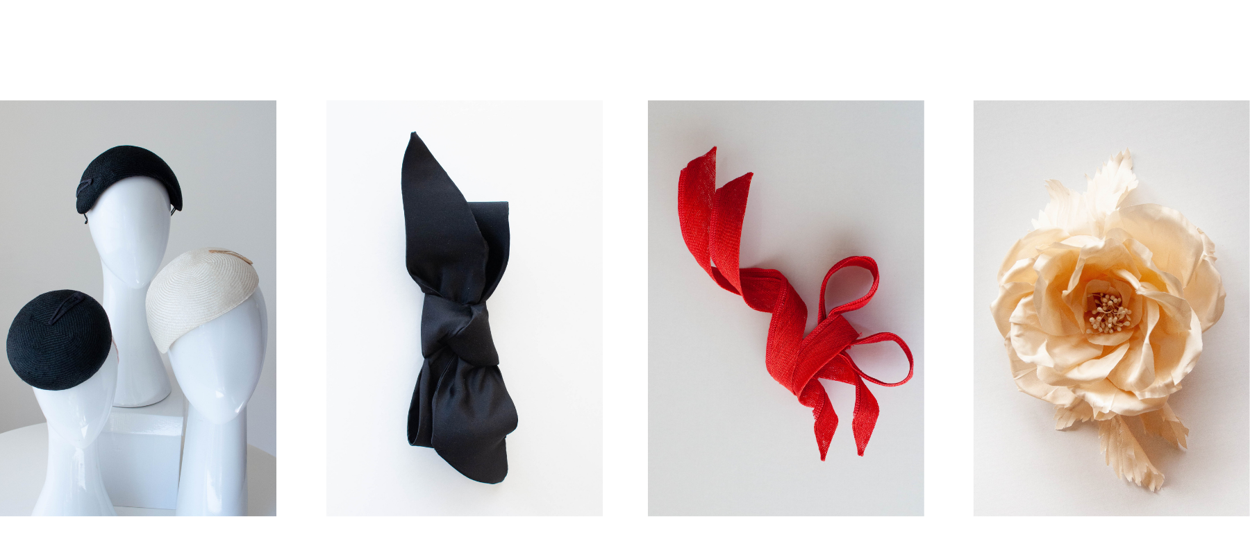 interchangeable millinery mix and match by Felicity Northeast Millinery