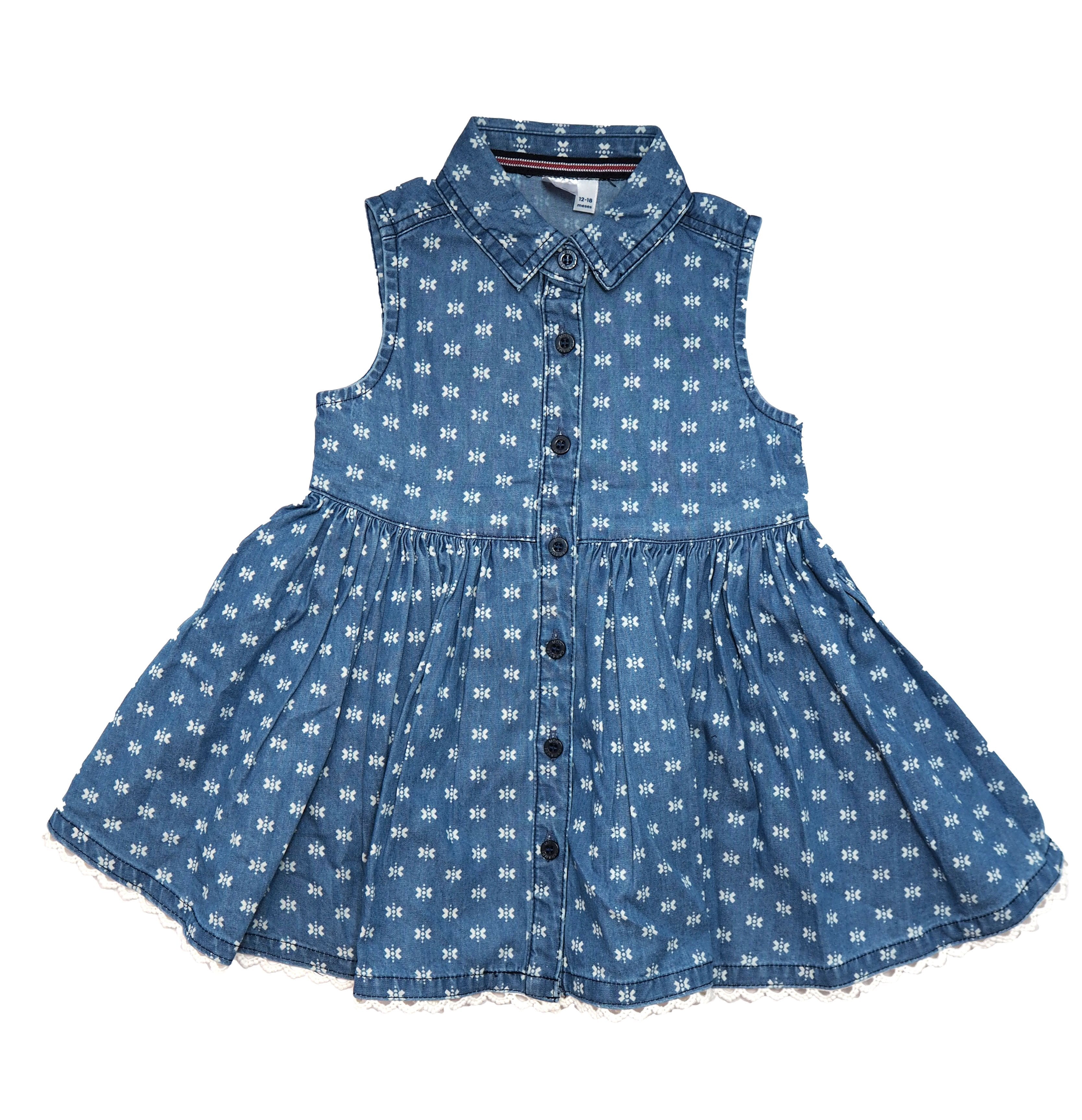 Denim Babydoll Dress – Popsicle Baby