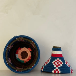 Colourful Amazigh basket #213