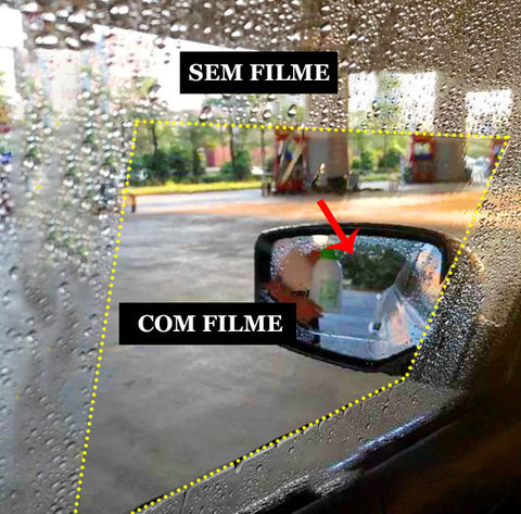 Película Anti Embaçante para Retrovisor de Carros