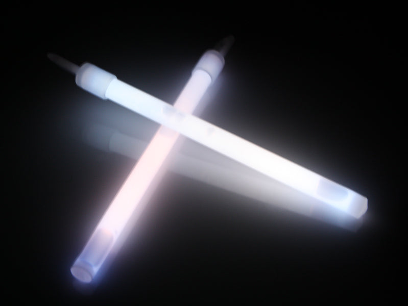 white glow stick necklaces