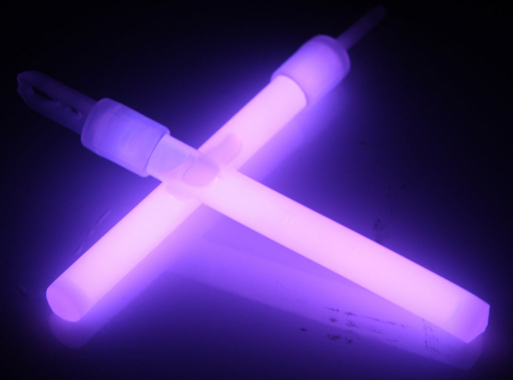 purple glow stick necklaces