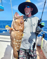 Will Crane with Yellowedge Grouper Slow Pitch Jigging