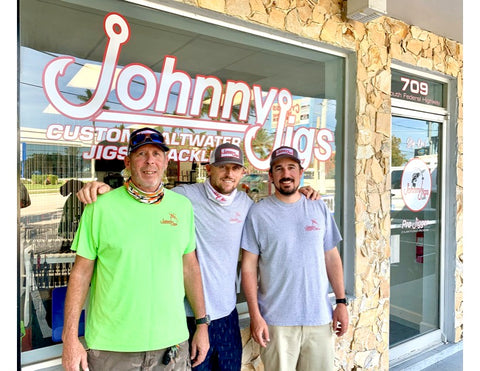 Johnny Jigs Tackle Shop in Pompano Beach, FL and the Johnny Jigs Team