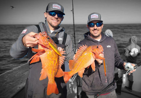 Slow Pitch Jigging Rockfish in the Pacific Ocean