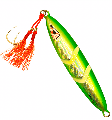 Johnny Jigs Torpedo Slow Pitch Jigs Blue Pink Glow / 300g