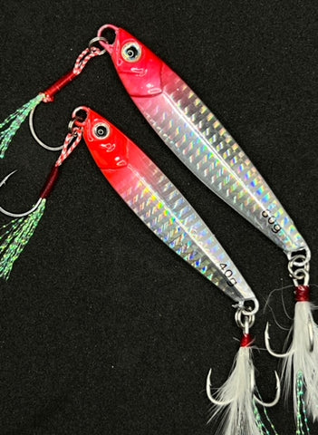 Long Casting Jig Gold/Red – Johnny Jigs