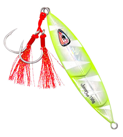 Long Casting Jig Gold/Red – Johnny Jigs